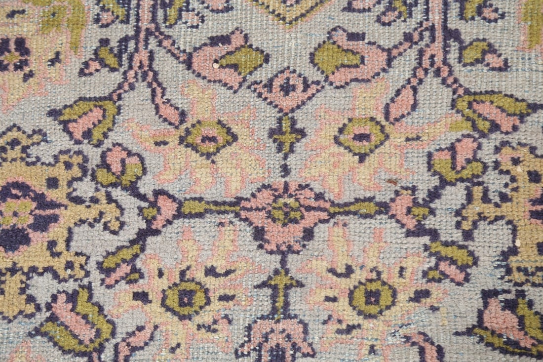 Pre-1900 Antique Vegetable Dye Sultanabad Persian Area Rug 8x13 - 9