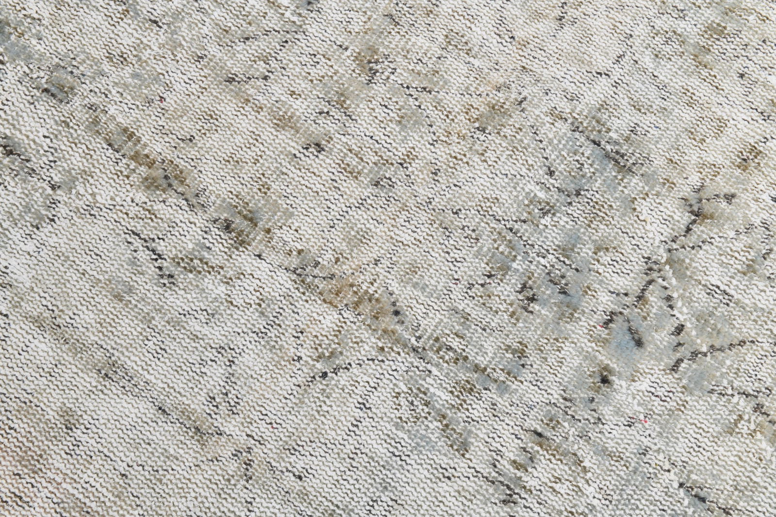 6'6'' x 9'10'' Handmade Vintage Wool Rug - 6607 - 7