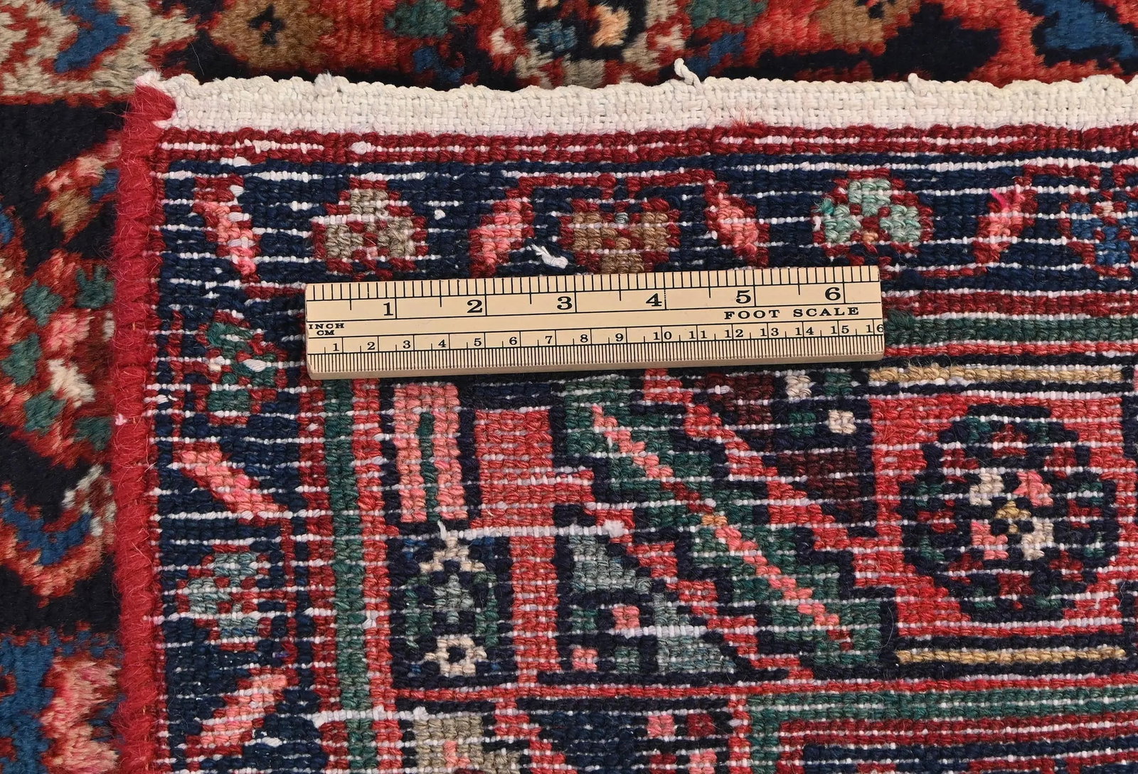 Vintage Plum Floral Tribal 4'3X8'8 Hamedan Persian Rug - 11