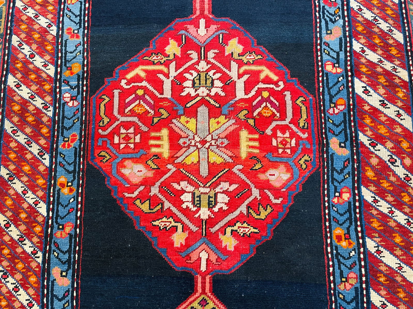 Antique karabagh Caucasian Rug-4923 - 6