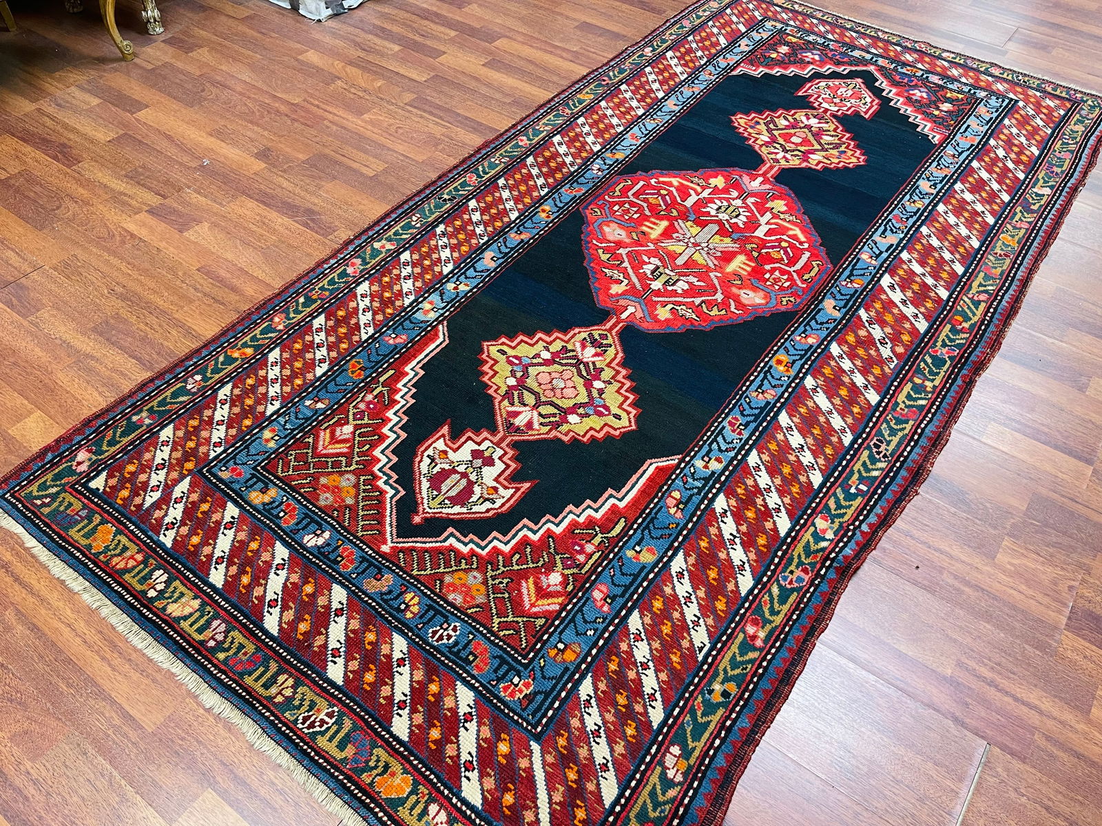 Antique karabagh Caucasian Rug-4923 - 9