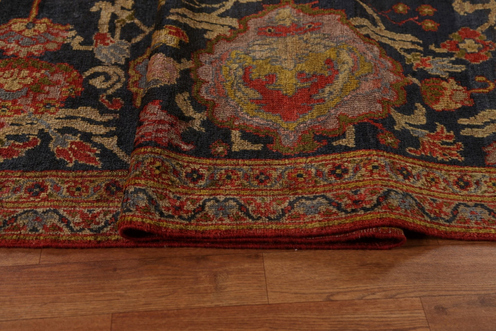 Pre-1900 Antique Vegetable Dye Sultanabad Persian Rug 12x15 - 14
