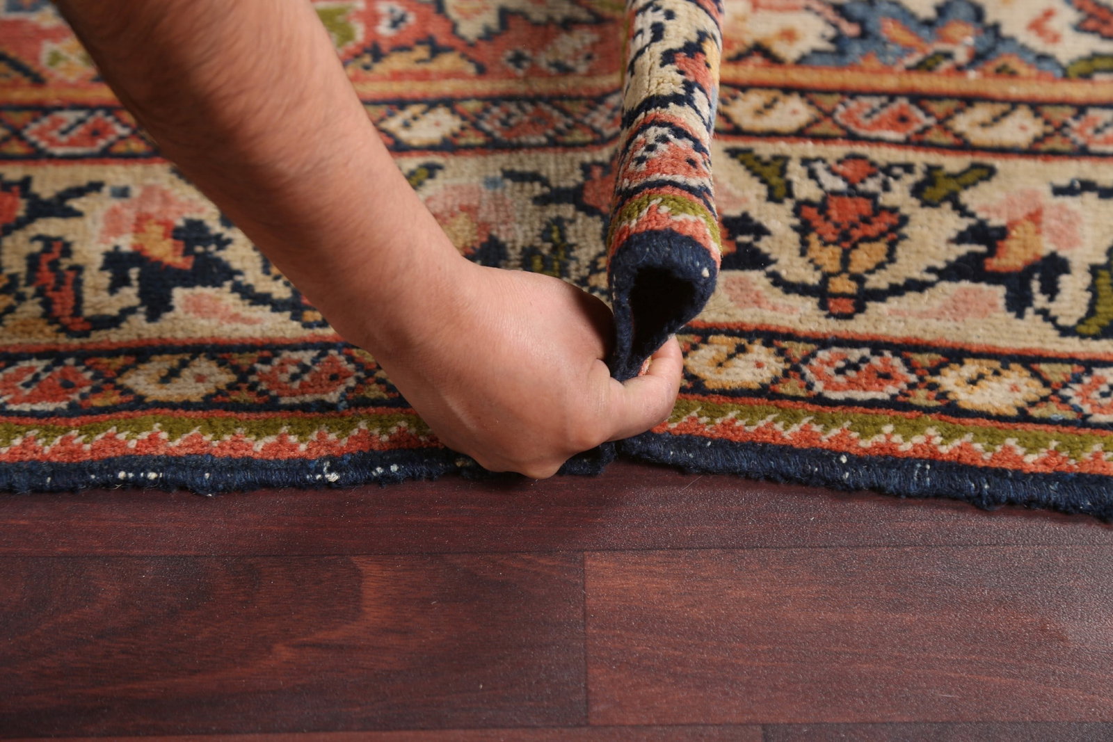 Antique Vegetable Dye Mahal Persian Area Rug 7x11 - 19