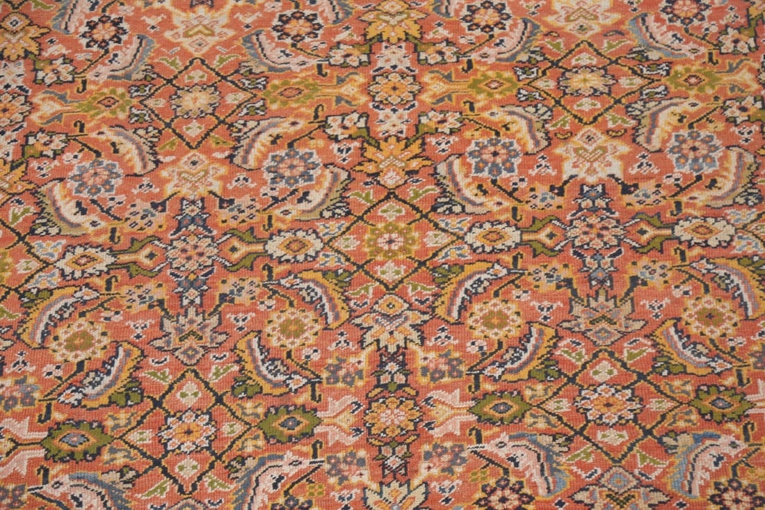 Antique Vegetable Dye Mahal Persian Area Rug 7x11 - 5