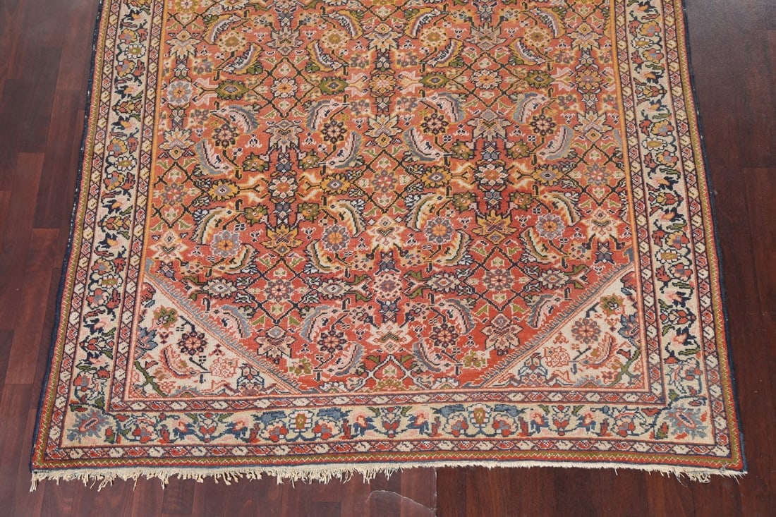 Antique Vegetable Dye Mahal Persian Area Rug 7x11 - 6