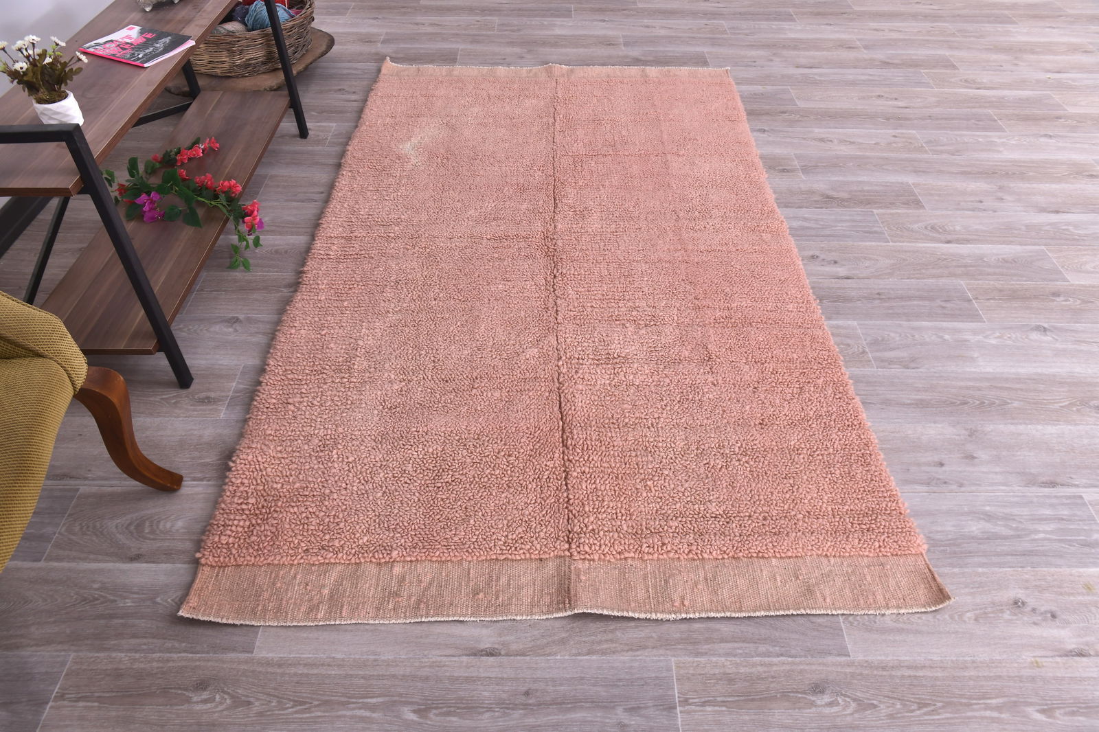 4'3'' x 7'3'' Decorative Vintage Rug - 240805 - 3