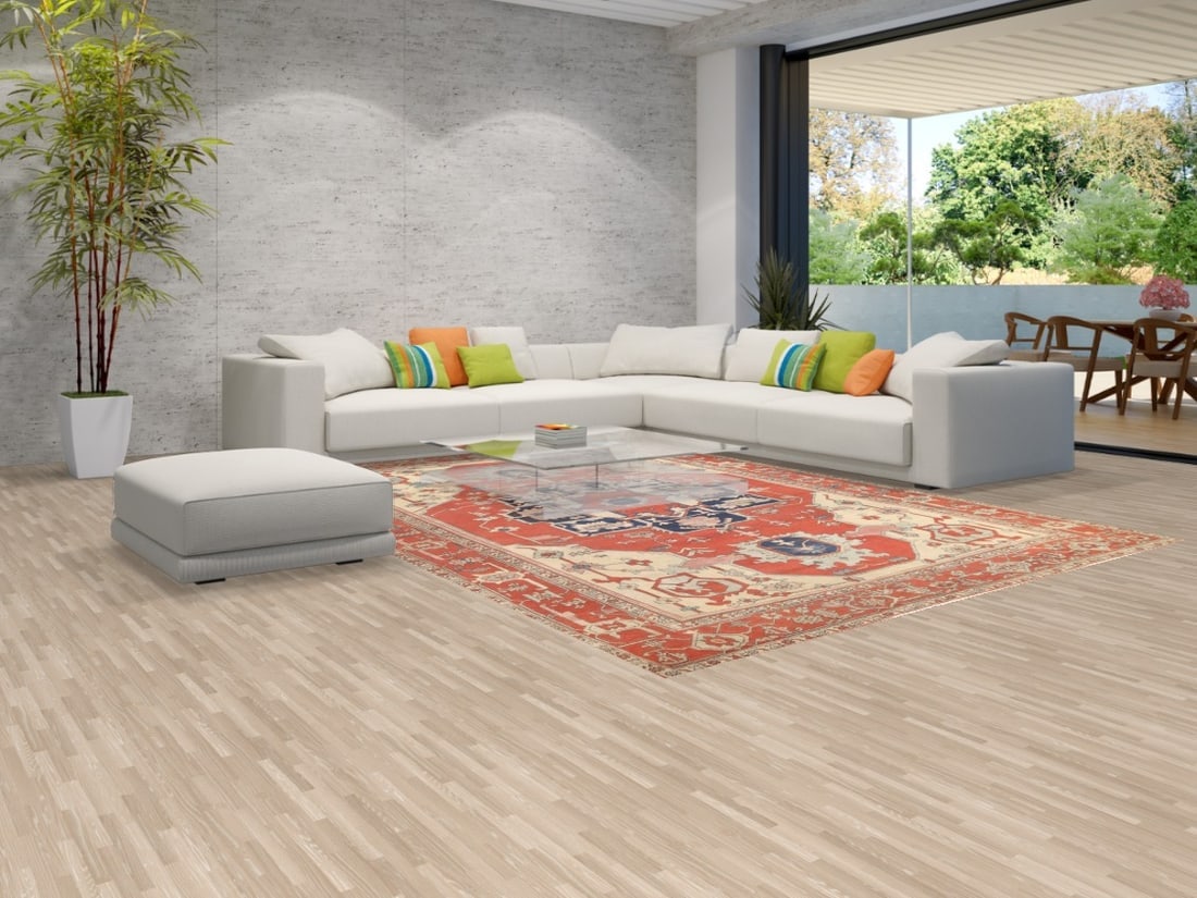 Pre-1900 Antique Vegetable Dye Heriz Serapi Persian Area Rug 9x12 - 2