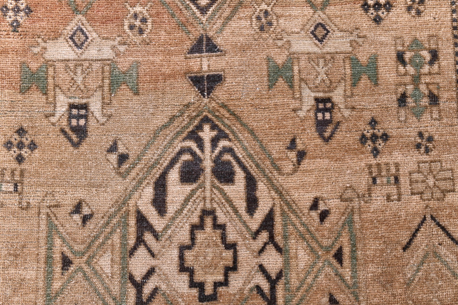 3'2'' x 11'9'' Vintage Wool Runner Rug - 242702 - 5