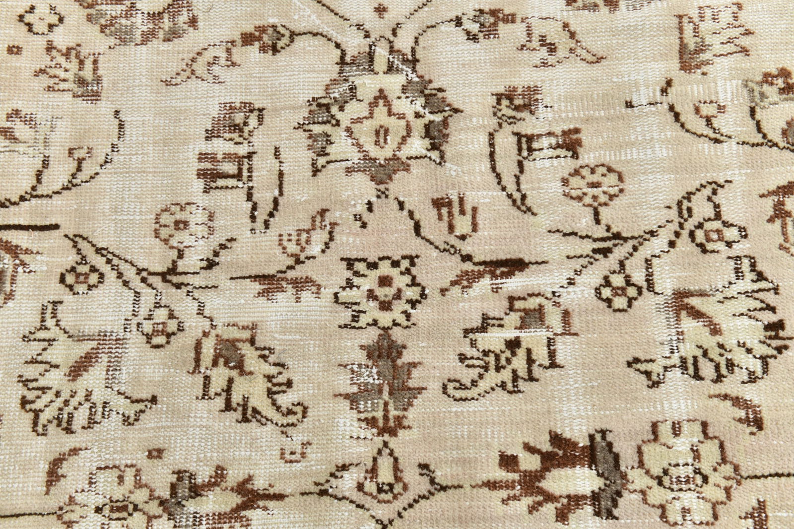 5'8'' x 9'0'' Handmade Vintage Wool Rug - 24722 - 7