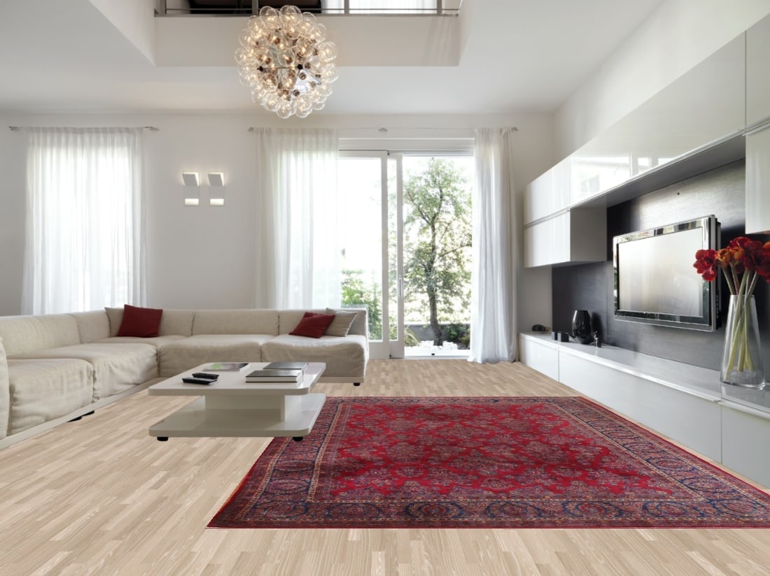 Antique Vegetable Dye Sarouk Large Persian Rug 10x15 - 2