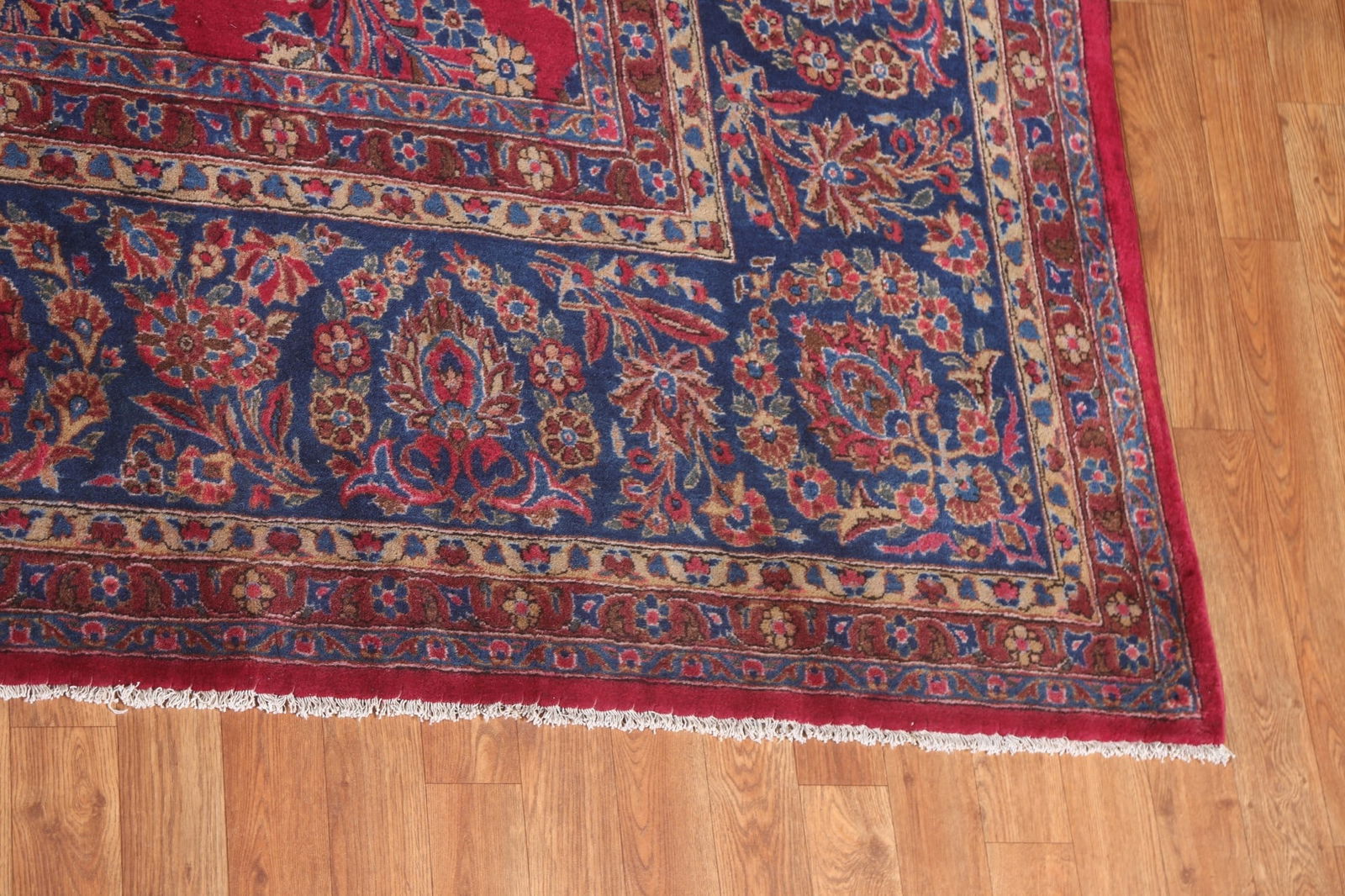 Antique Vegetable Dye Sarouk Large Persian Rug 10x15 - 7