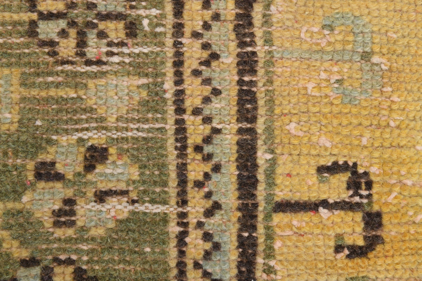 2'4'' x 4'3'' Handmade Vintage Wool Rug - 18538 - 10