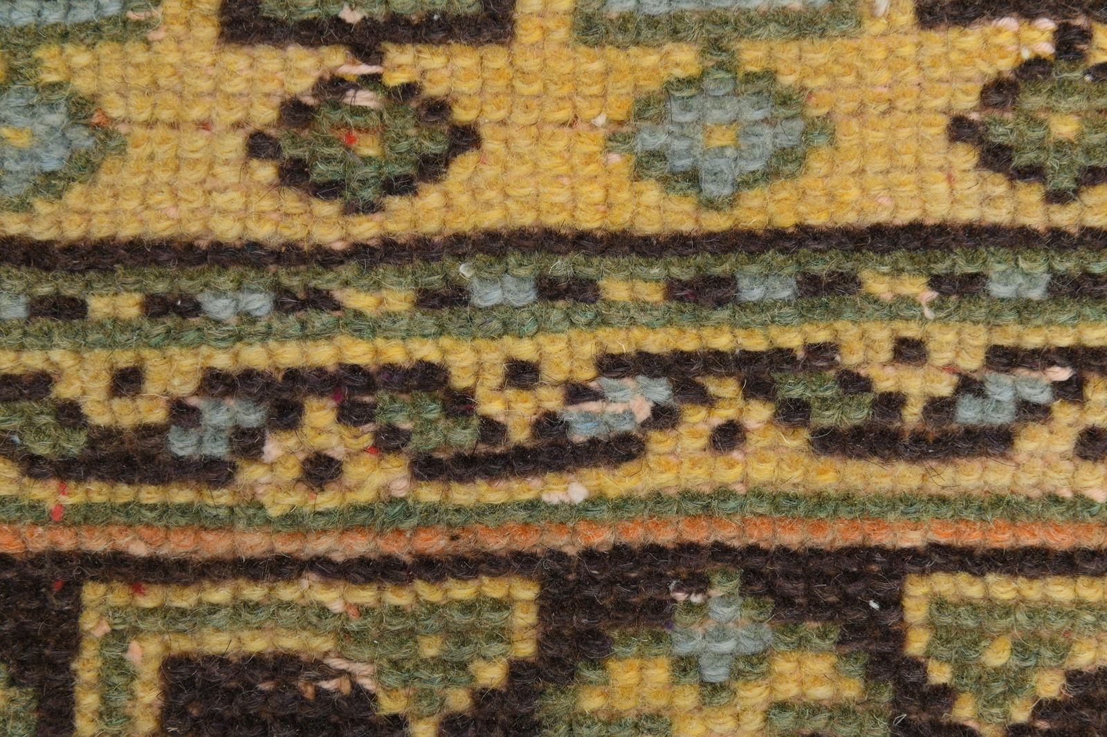 2'4'' x 4'3'' Handmade Vintage Wool Rug - 18538 - 11