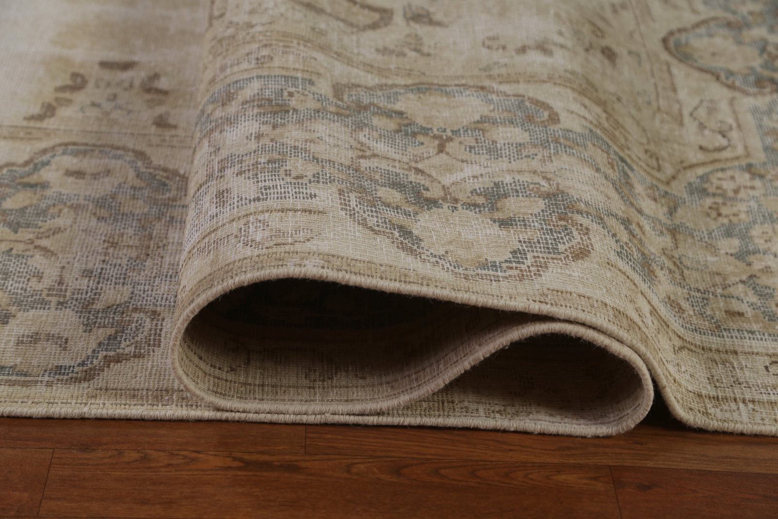 Antique Wool Kerman Persian Area Rug 9x13 - 16