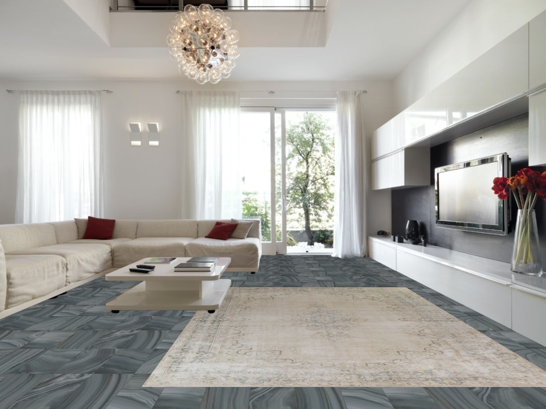 Antique Wool Kerman Persian Area Rug 9x13 - 2