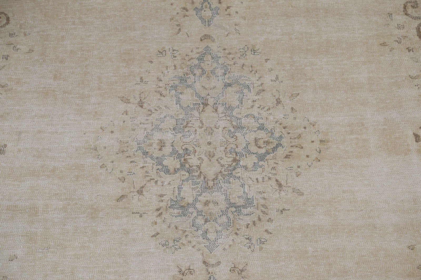 Antique Wool Kerman Persian Area Rug 9x13 - 5