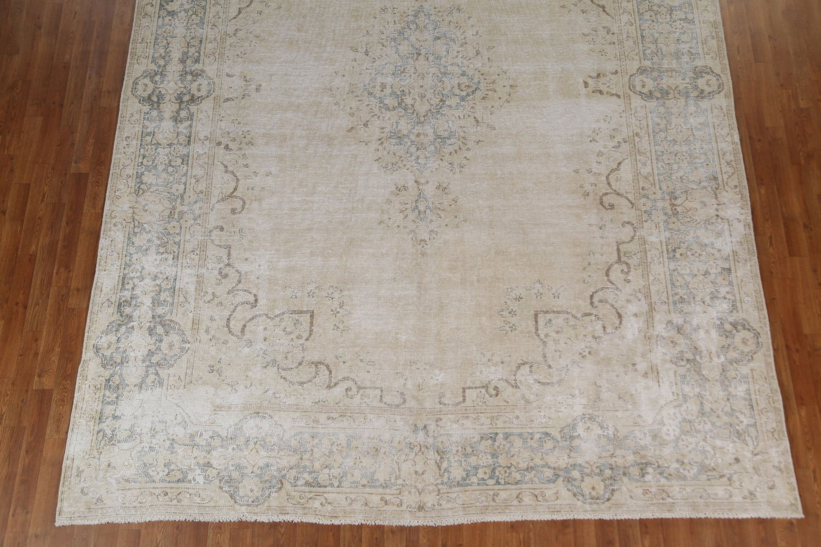 Antique Wool Kerman Persian Area Rug 9x13 - 6