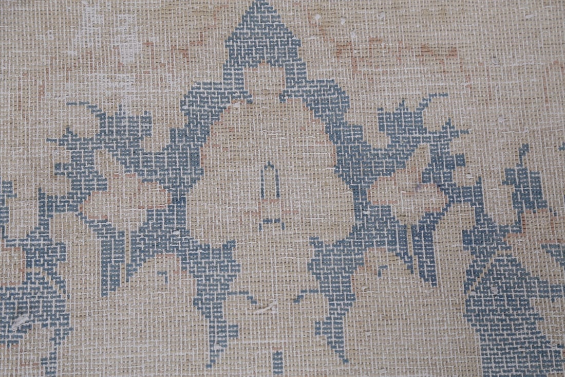 Antique Distressed Kerman Persian Area Rug 6x10 - 10