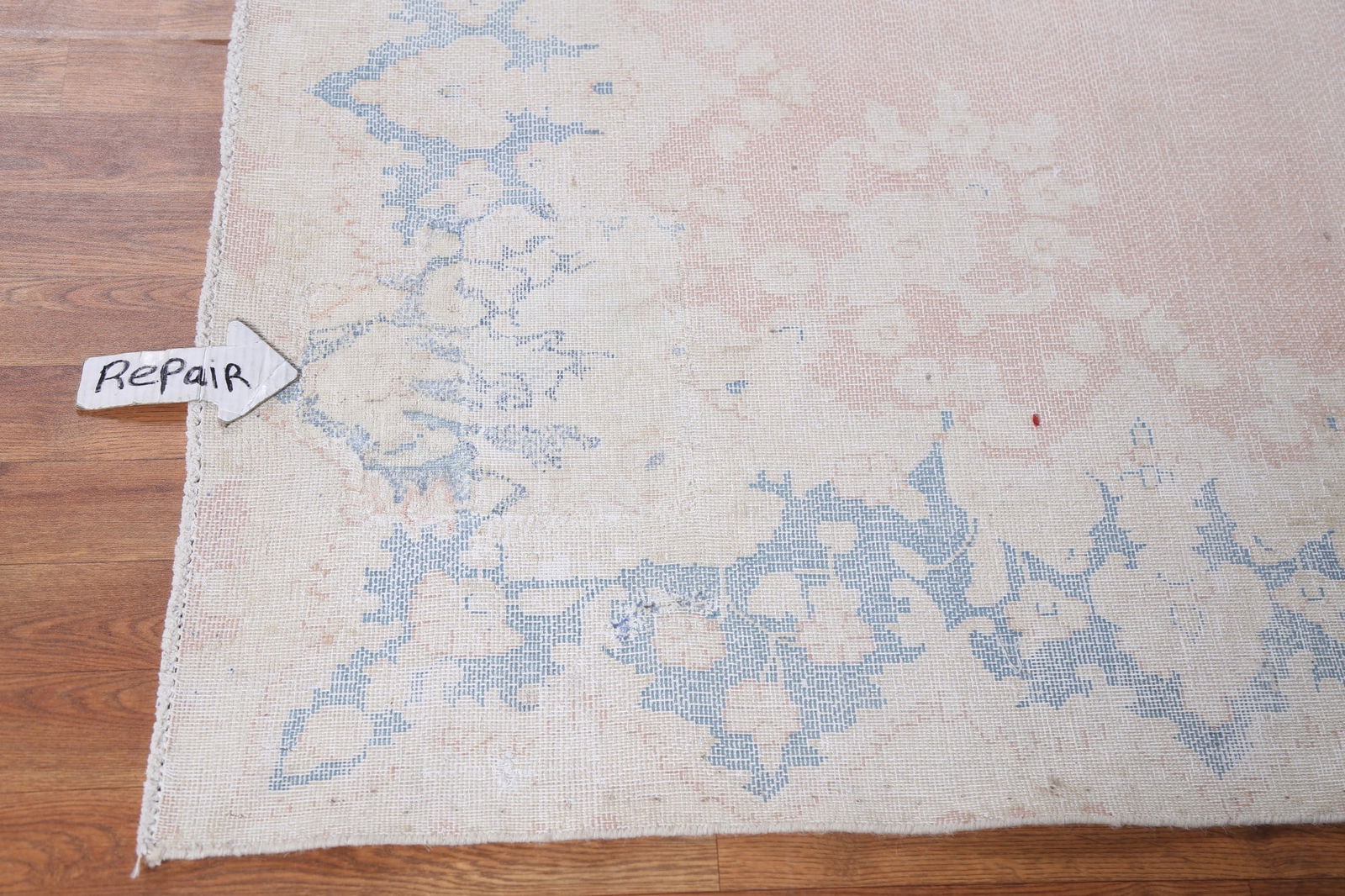 Antique Distressed Kerman Persian Area Rug 6x10 - 12