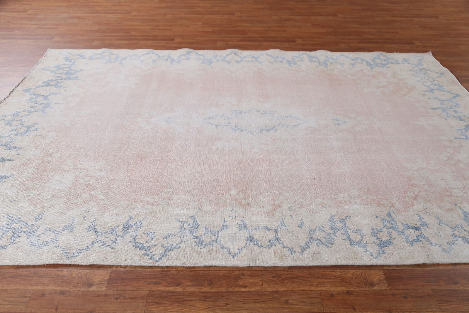 Antique Distressed Kerman Persian Area Rug 6x10 - 16