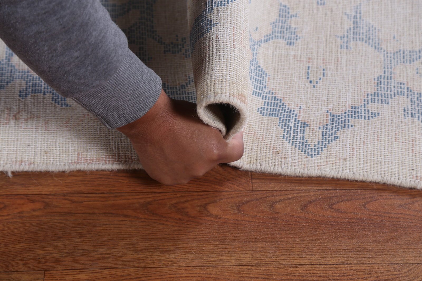 Antique Distressed Kerman Persian Area Rug 6x10 - 20