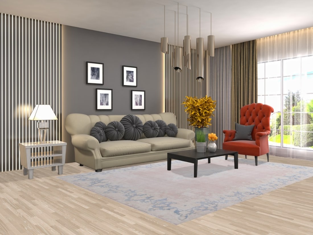 Antique Distressed Kerman Persian Area Rug 6x10 - 2