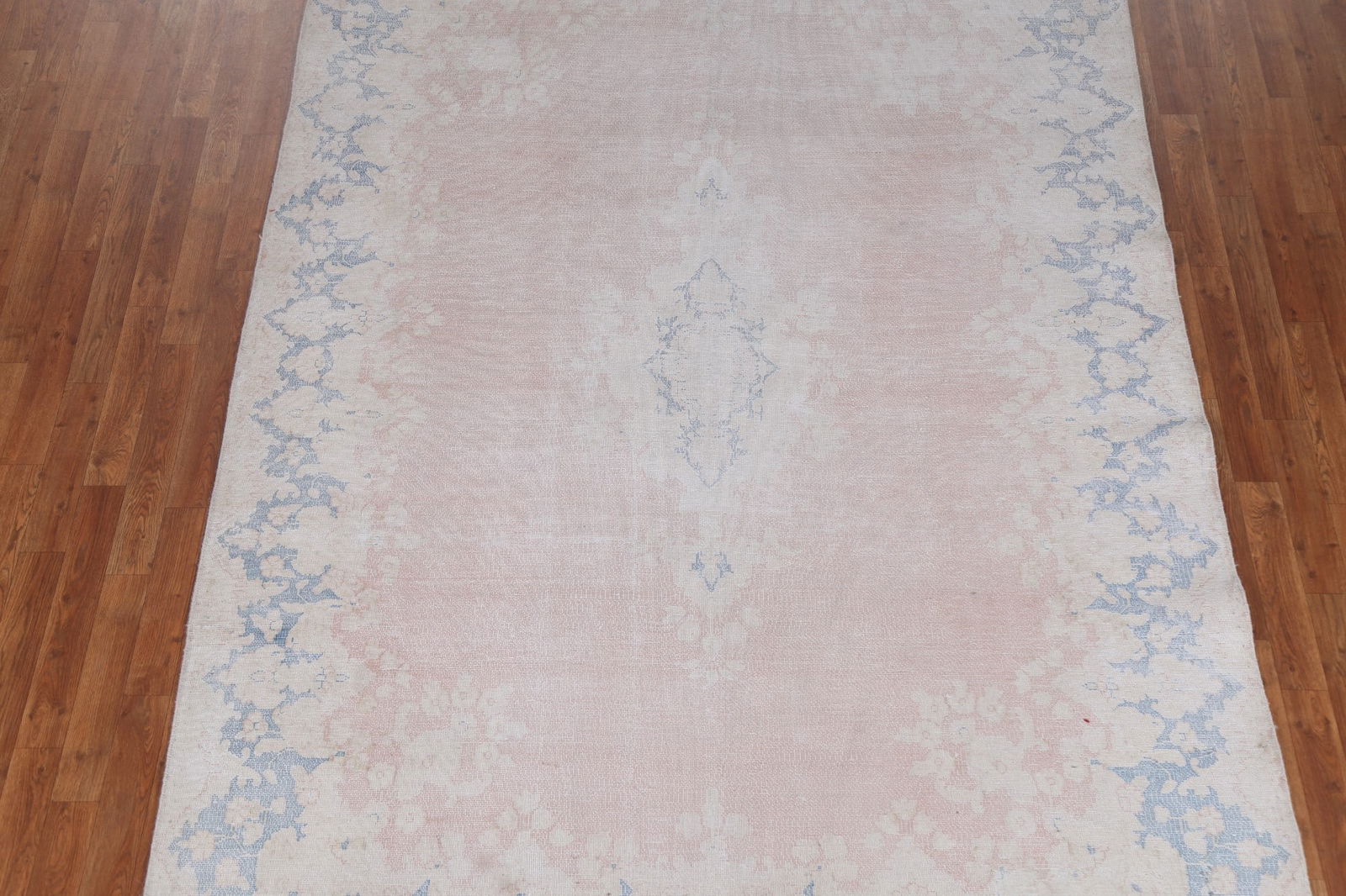 Antique Distressed Kerman Persian Area Rug 6x10 - 4