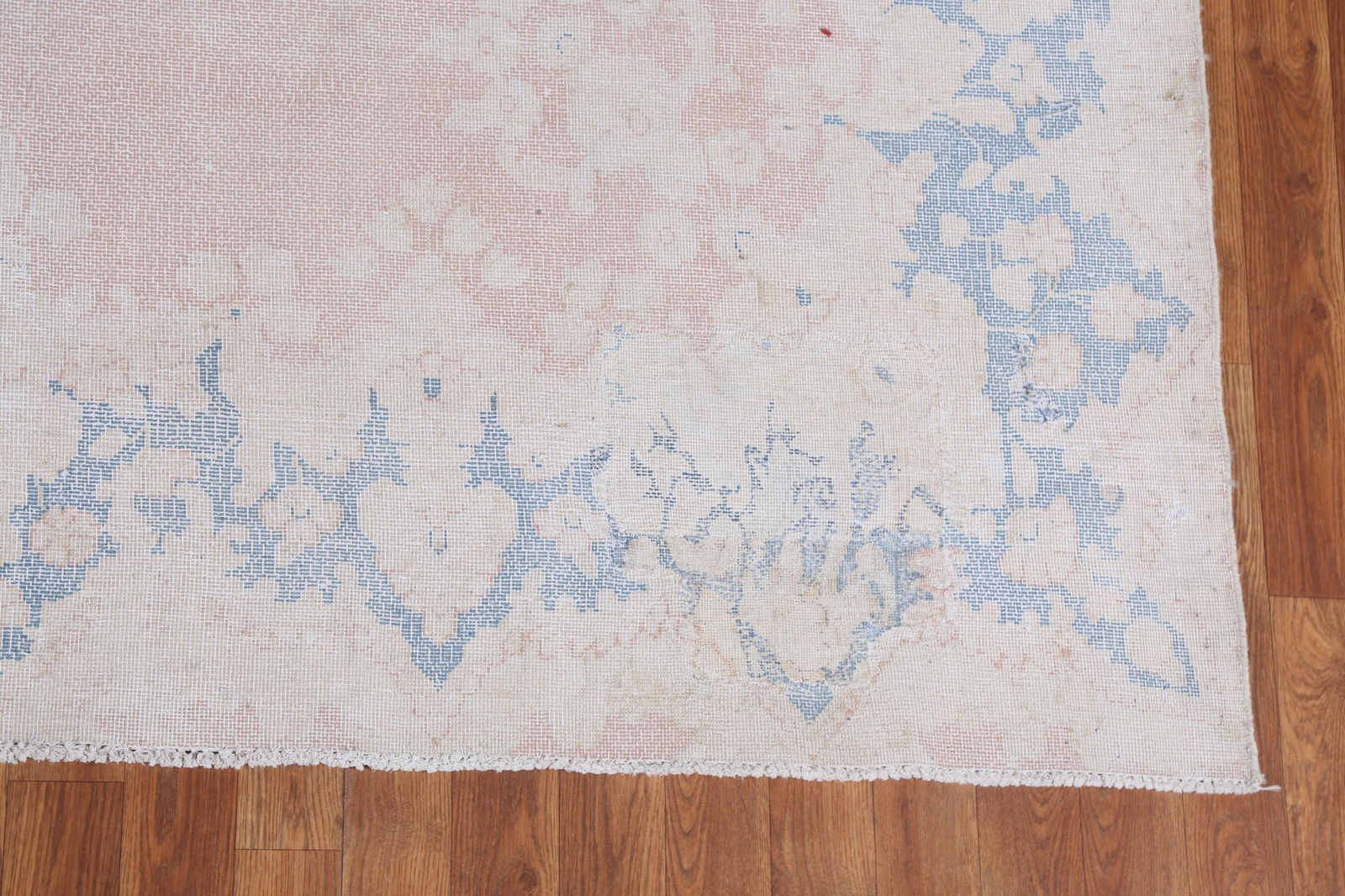 Antique Distressed Kerman Persian Area Rug 6x10 - 7