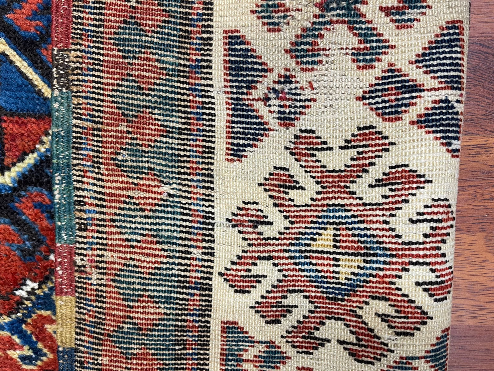 Antique Kazak caucasian Rug-4869 - 8