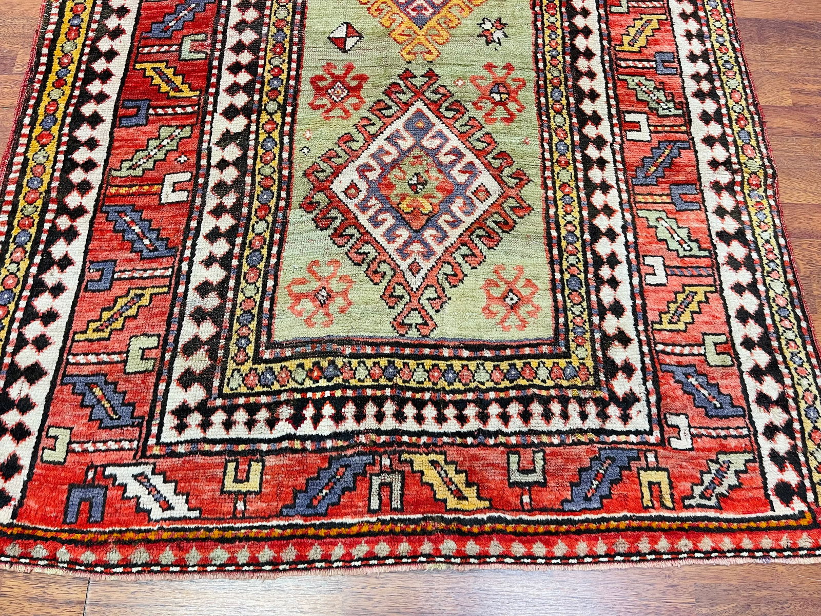 Antique Kazak Caucasian Rug-4935 - 2