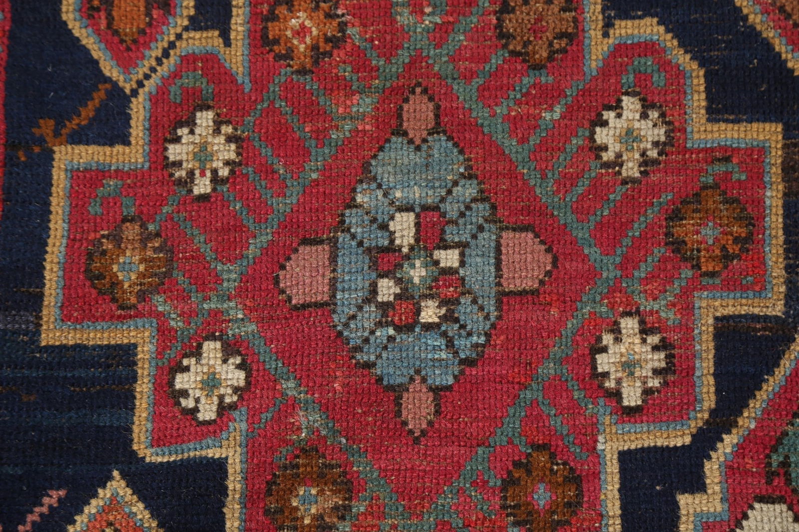 Pre-1900 Antique Karabakh Oriental Runner Rug 4x10 - 10