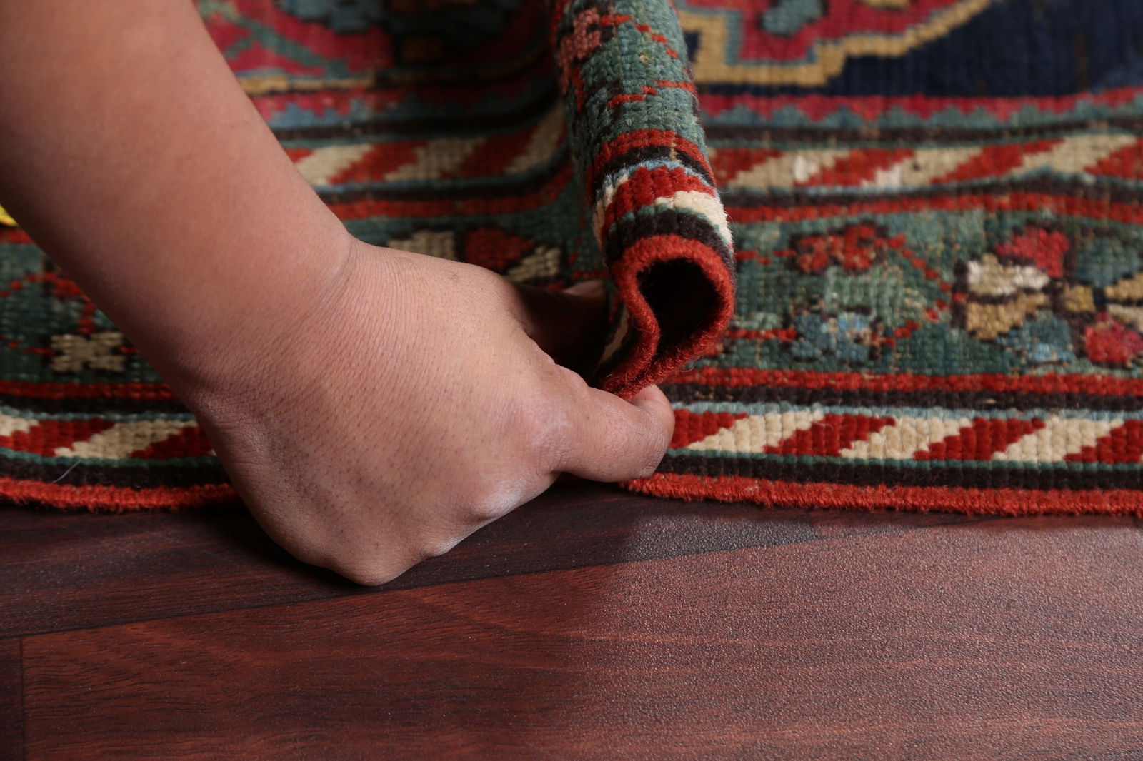 Pre-1900 Antique Karabakh Oriental Runner Rug 4x10 - 18