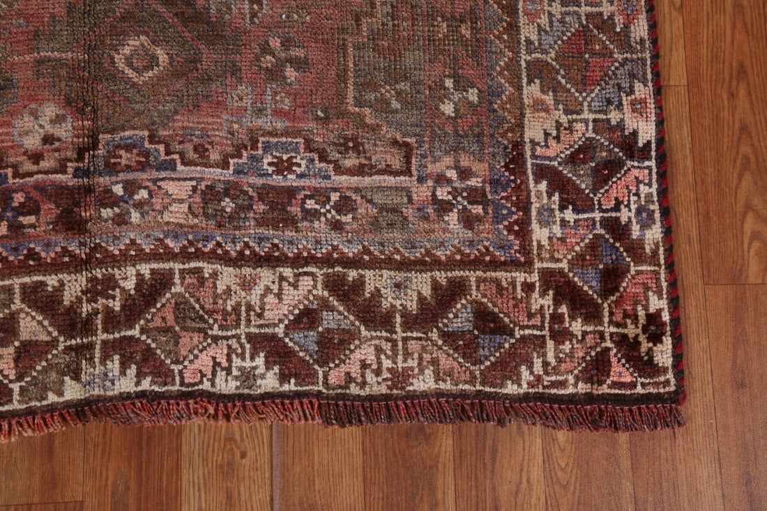 Antique Wool Shiraz Persian Area Rug 5x8 - 7
