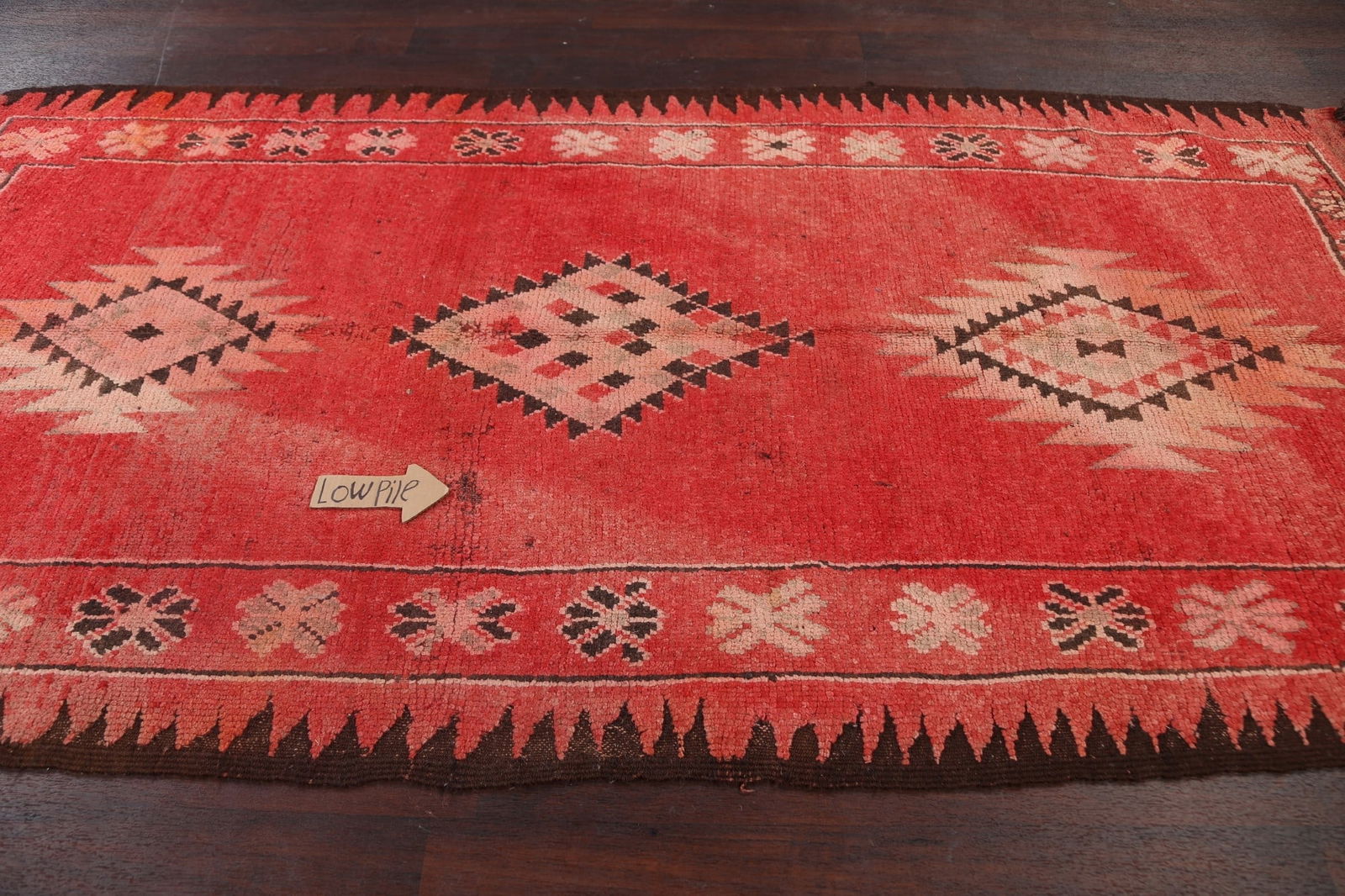 Antique Tribal Moroccan Oriental Area Rug 5x9 - 13