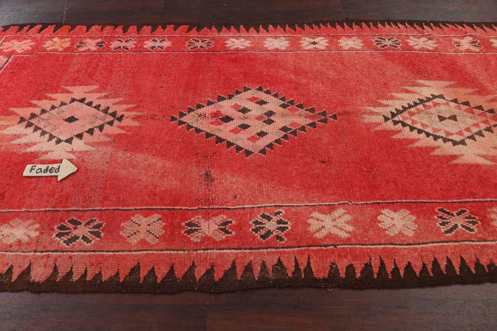 Antique Tribal Moroccan Oriental Area Rug 5x9 - 15