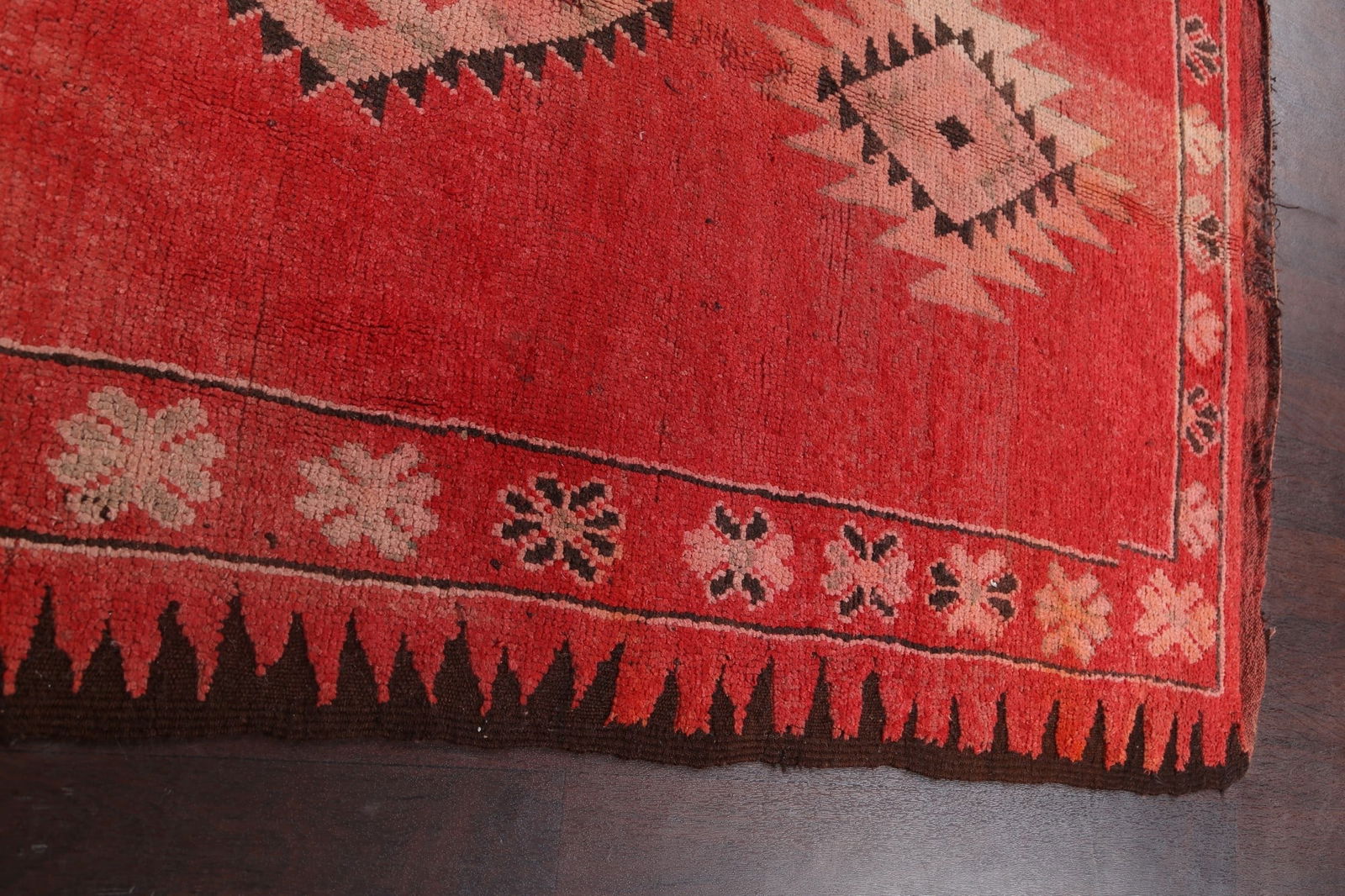 Antique Tribal Moroccan Oriental Area Rug 5x9 - 16