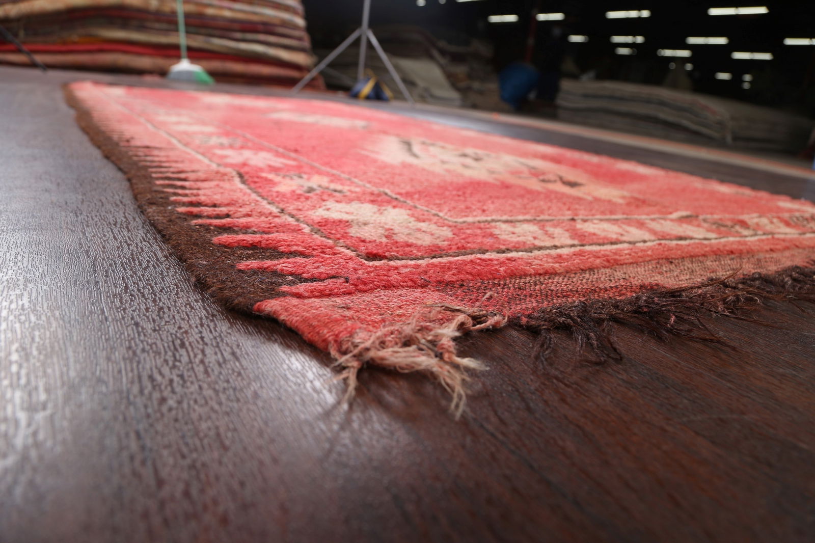 Antique Tribal Moroccan Oriental Area Rug 5x9 - 7