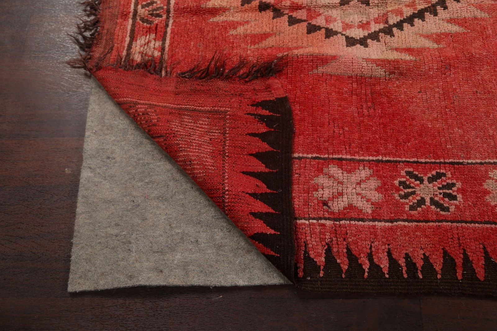 Antique Tribal Moroccan Oriental Area Rug 5x9 - 8