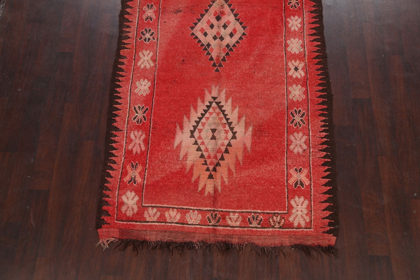 Antique Tribal Moroccan Oriental Area Rug 5x9 - 9