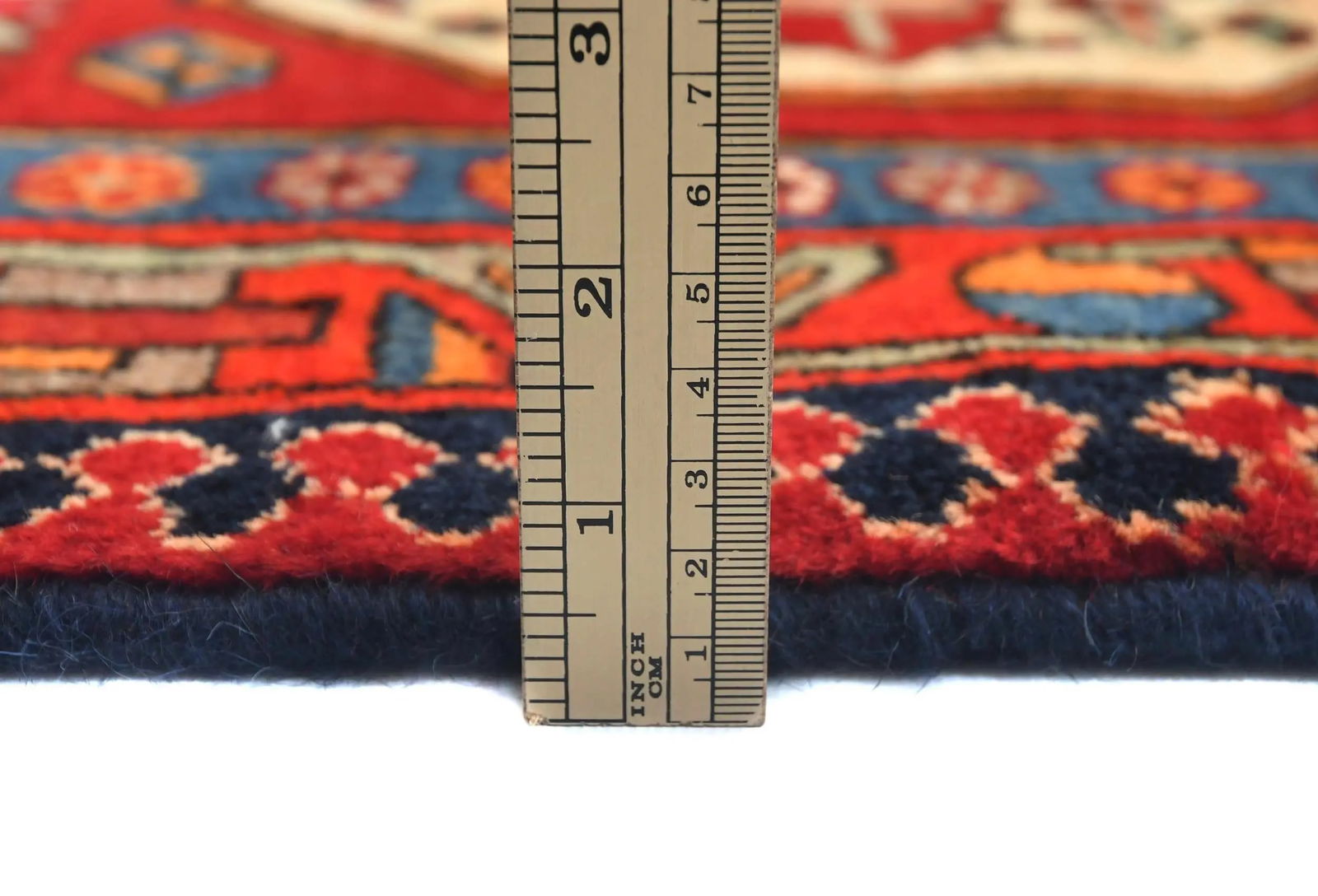 Vintage Red Tribal 3'5X10 Heriz Persian Runner Rug - 10