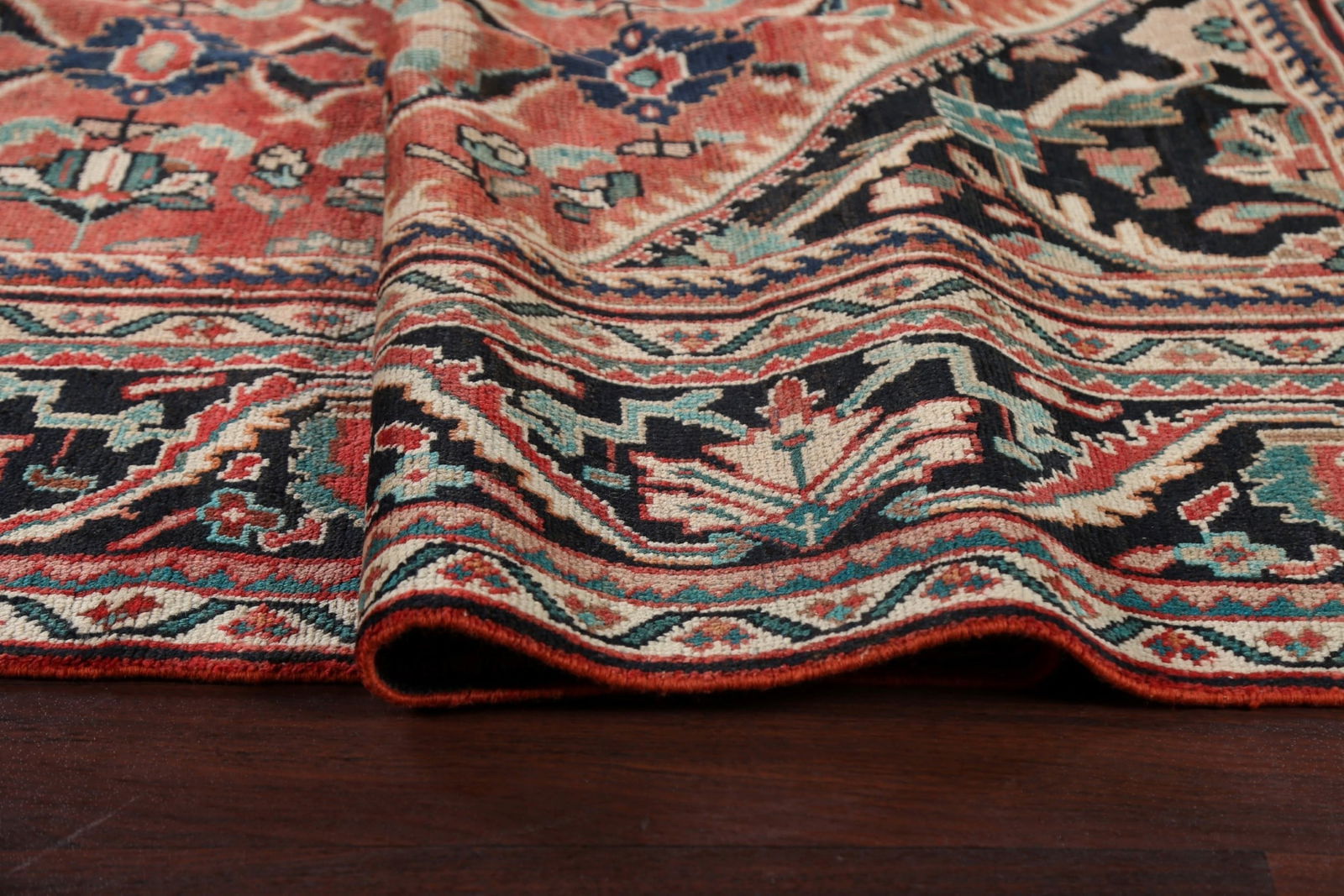 Antique Vegetable Dye Mahal Persian Area Rug 10x13 - 14