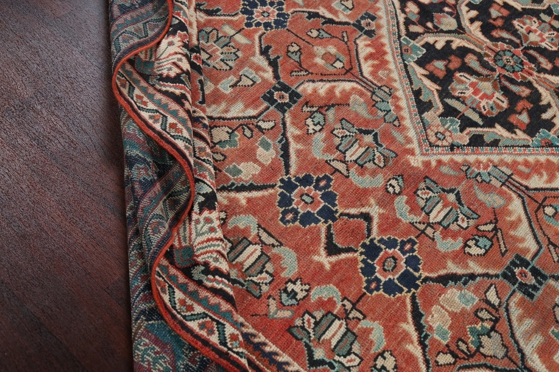Antique Vegetable Dye Mahal Persian Area Rug 10x13 - 20