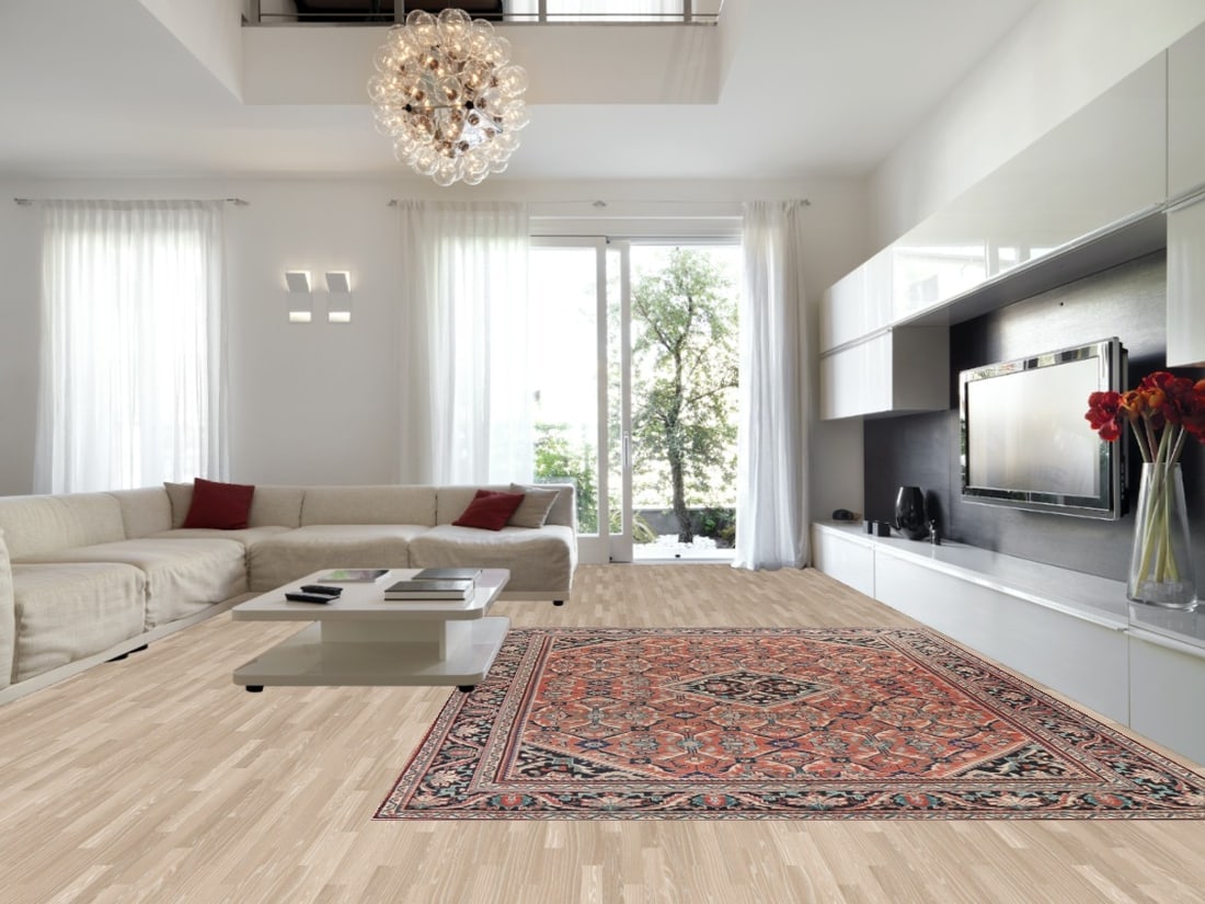 Antique Vegetable Dye Mahal Persian Area Rug 10x13 - 2