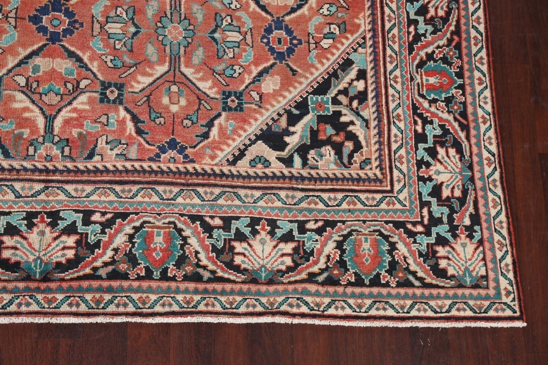 Antique Vegetable Dye Mahal Persian Area Rug 10x13 - 7