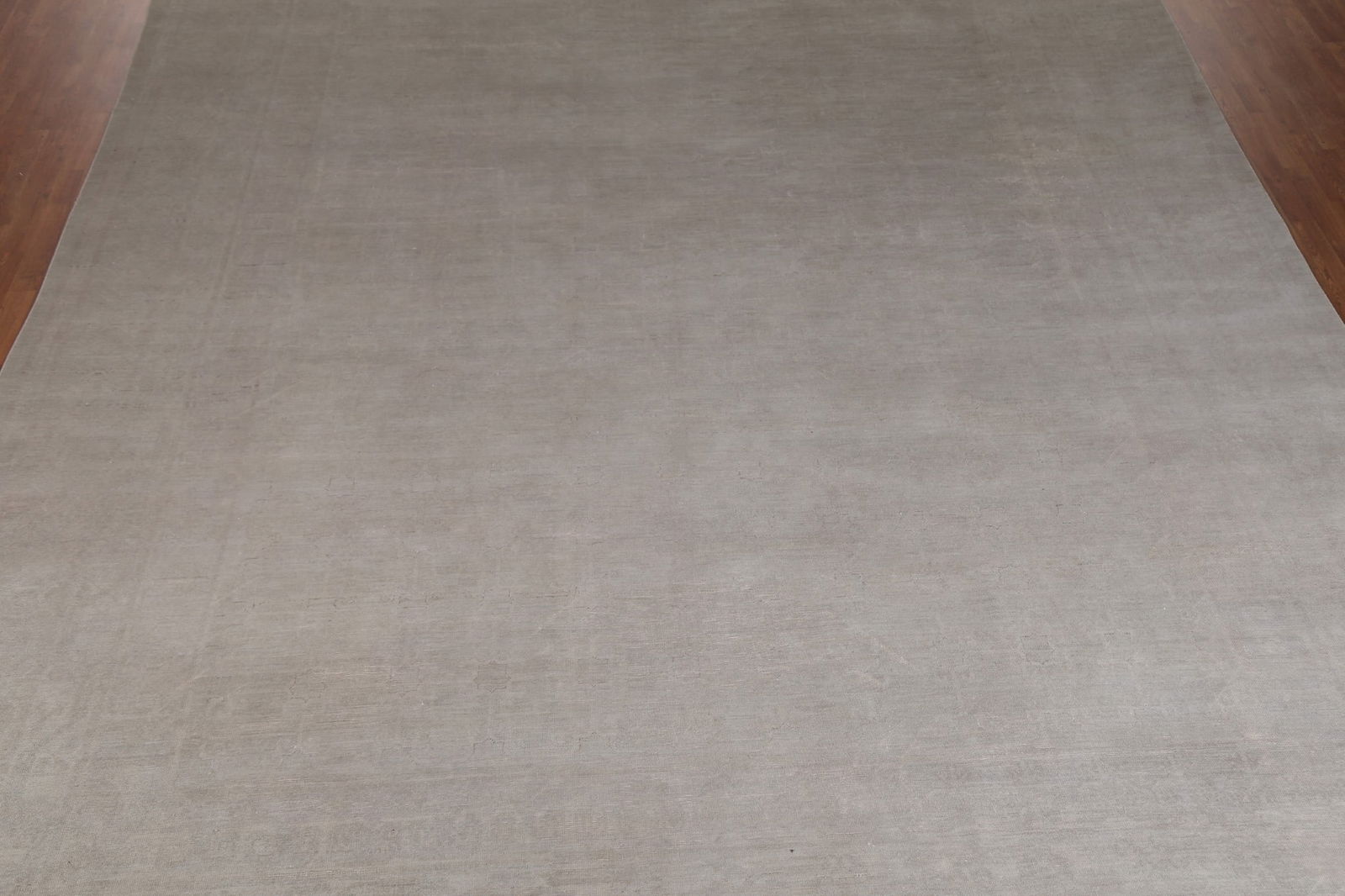 Muted Vegetable Dye Antique Khotan Large Oriental Rug 13x19 - 4