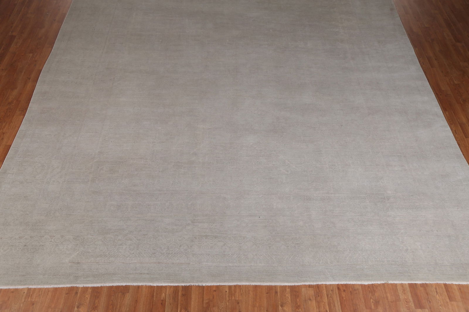 Muted Vegetable Dye Antique Khotan Large Oriental Rug 13x19 - 6