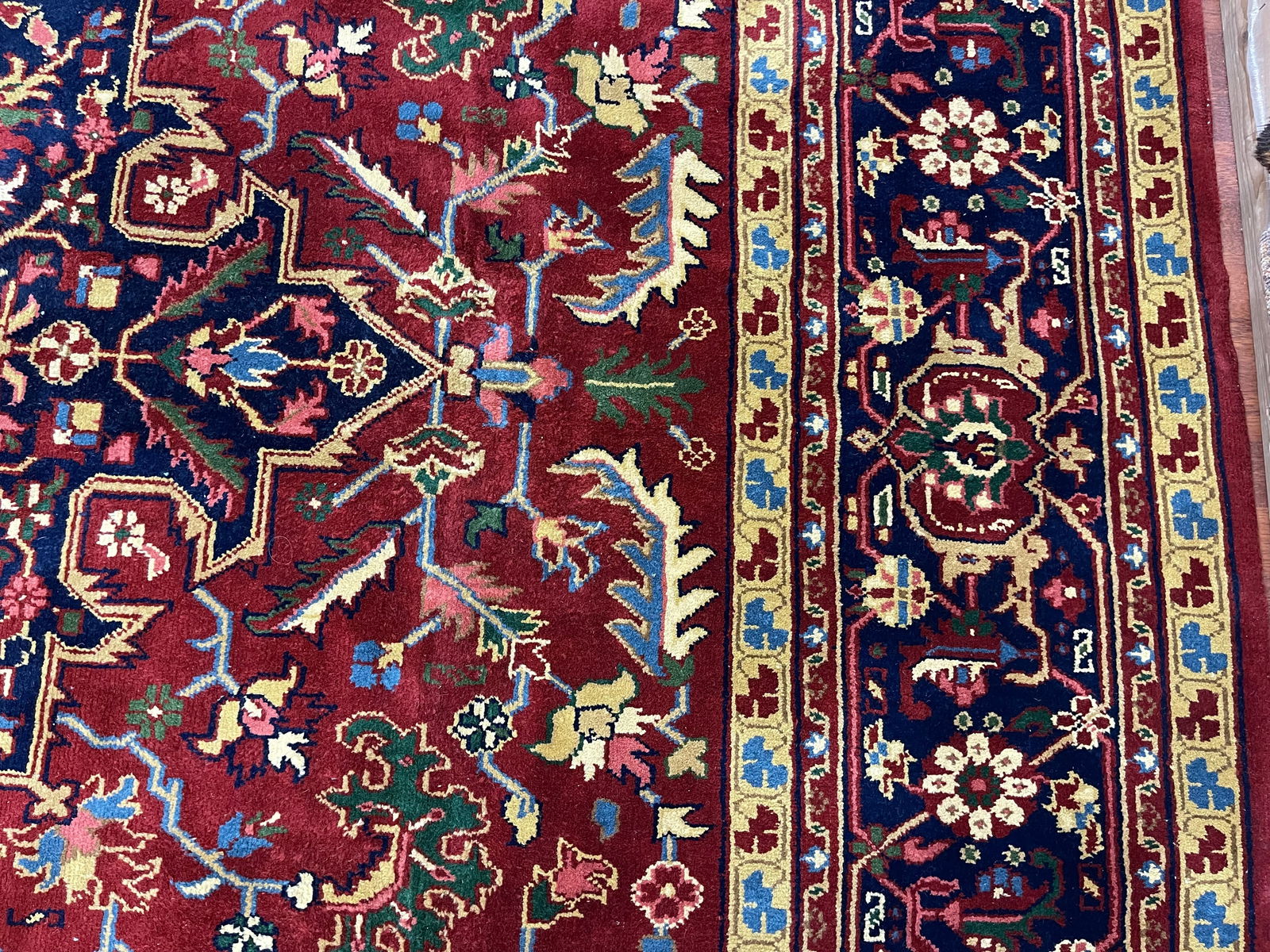 Vintage Persian Heriz Rug-4942 - 5