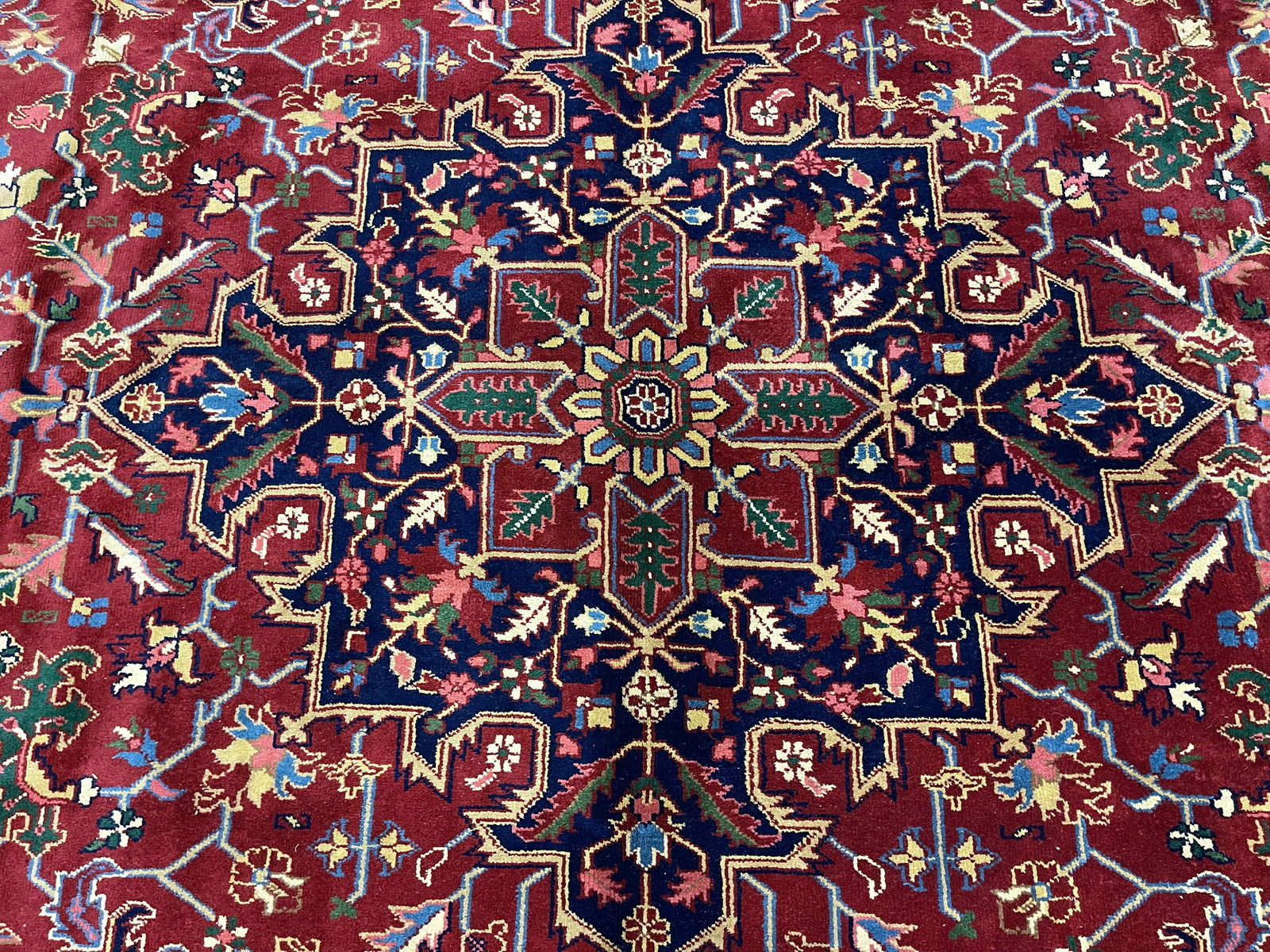 Vintage Persian Heriz Rug-4942 - 6