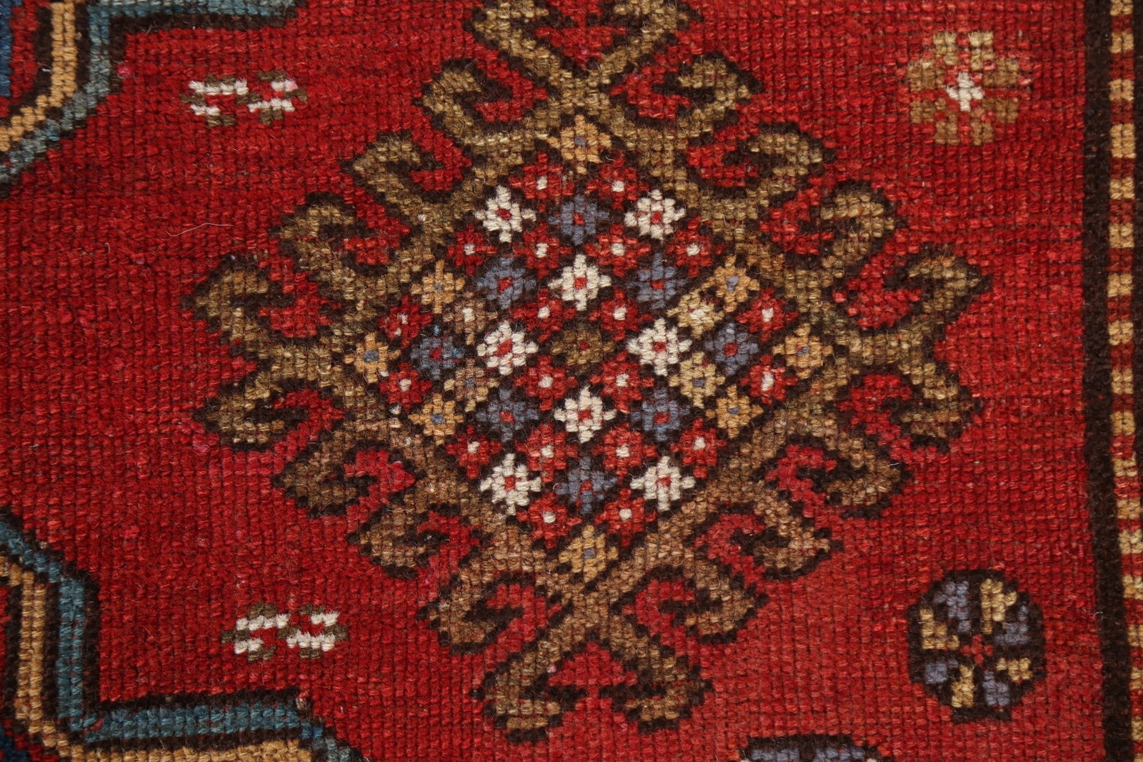 Pre-1900 Antique Vegetable Dye Kazak Oriental Rug 5x7 - 11