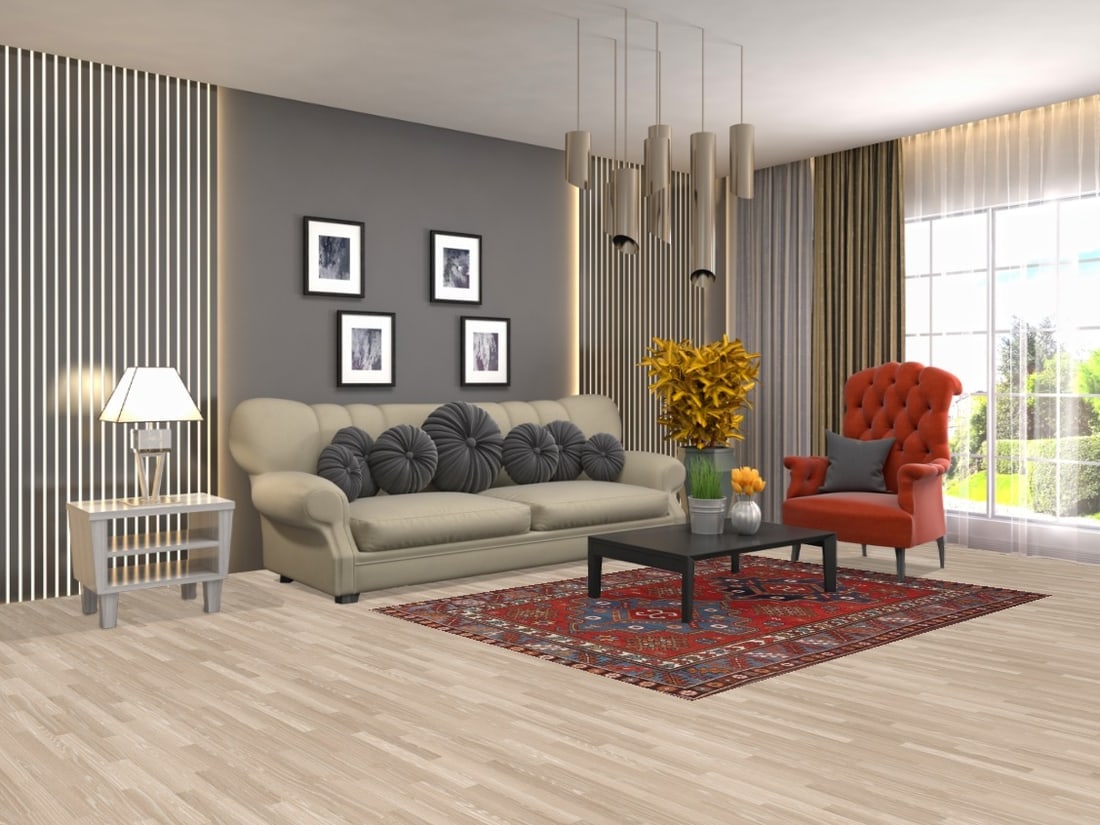 Pre-1900 Antique Vegetable Dye Kazak Oriental Rug 5x7 - 2